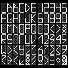 Digital alphabet N5