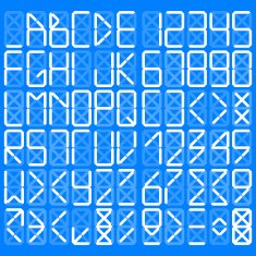 Digital alphabet N6