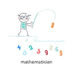 mathematician catches a fishing pole figures