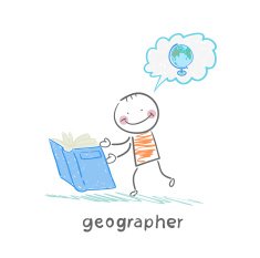 geographer reading a book about the planet N2