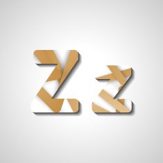 Colorful letter alphabet N617