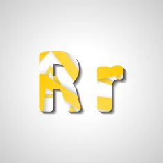 Colorful letter alphabet N626