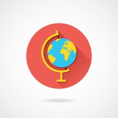 Vector Earth Globe Icon N2