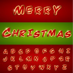 Merry Christmas Stickers font