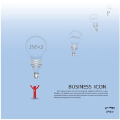 Creative light bulb background N2