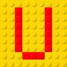 Letter U in construction kit N2