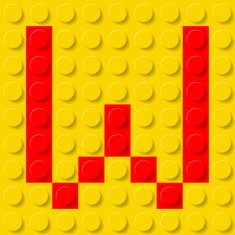 Letter W in construction kit N2