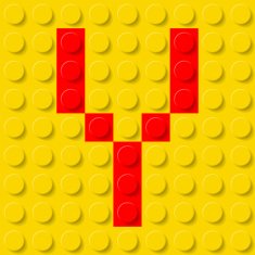 Letter Y in construction kit N2