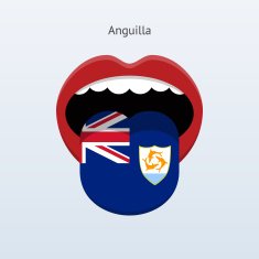 Anguilla language Abstract human tongue