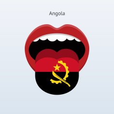 Angola language Abstract human tongue