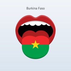 Burkina Faso language Abstract human tongue