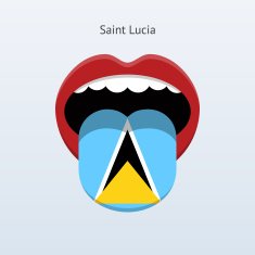 Saint Lucia language Abstract human tongue