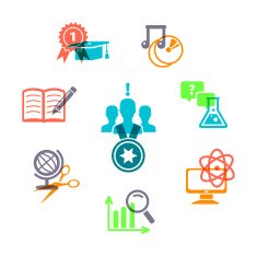 Education Icons Set N44