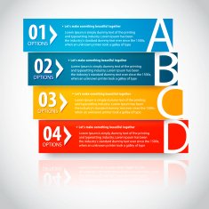 Modern infographics options banner N167