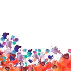 Spray paint vector watercolor splash background