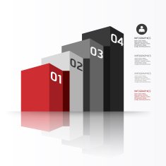 Modern Design info graphics banner style N3
