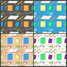 Set of seamless patterns N6