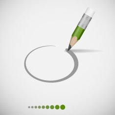 Pencil drawing line