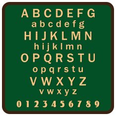 alphabet on school board N2