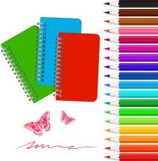Set of Colored Pencils N7