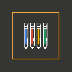 Simple stylish pixel icon handle Vector design N2