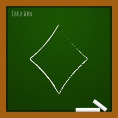 Vector game rhombus icon Eps10