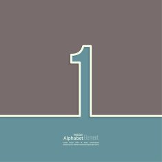 The number abstract background N3