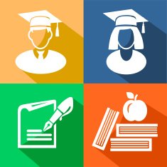 Education color icon