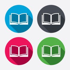 Book sign icon Open book symbol N19