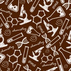 seamless background with laboratory equipment N2