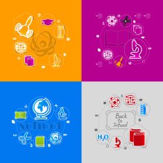 Education sticker infographic N280