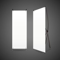 blank roll up banners set N4