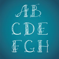 Font Art Nouveau Deco
