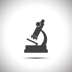 Microscope vector icon N3