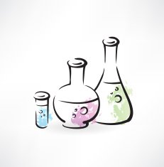 chemistry grunge icon