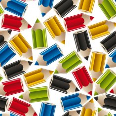 Color pencils seamless background N2
