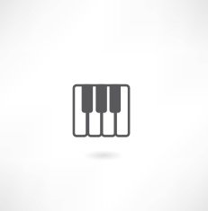 piano keys icon