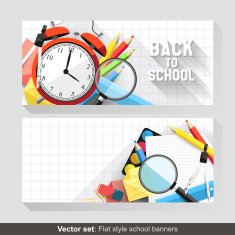Back to school banners N24