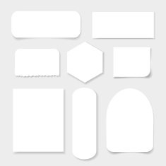 set of white sheets paper N2