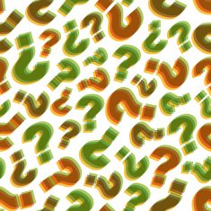 Questions Seamless pattern Vector illustration N2