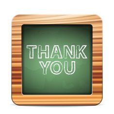 blackboard thank you