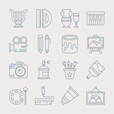 art line icon set N4