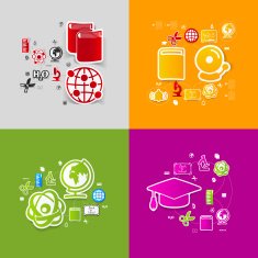 Education sticker infographic N293