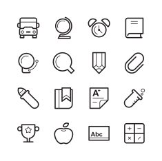 Education icons N189