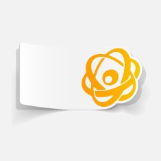 realistic design element atom N59