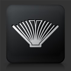 Black Square Button with Book Icon N21