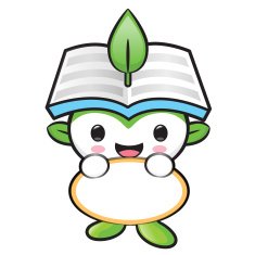 The Environmental mascot holding a board Nature Fairy N2