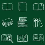 Vector Books Icons N2