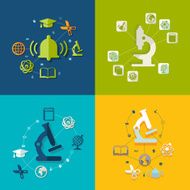 Education flat infographic N118