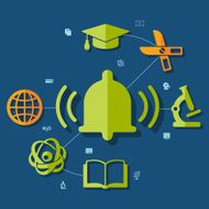 Education flat infographic N119